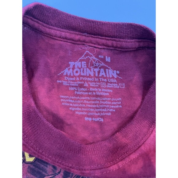 The Mountain Fire Dept Firefighter Tee T-shirt Tie Dye Medium M FD Vintage Y2K - Picture 5 of 5